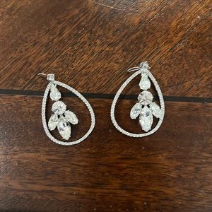 Juicy couture crystal statement earrings